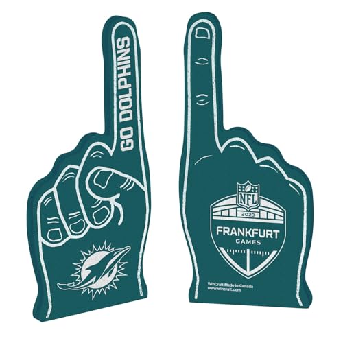 NFL Frankfurt Game Miami Dolphins Foam Finger Winkehand von Wincraft