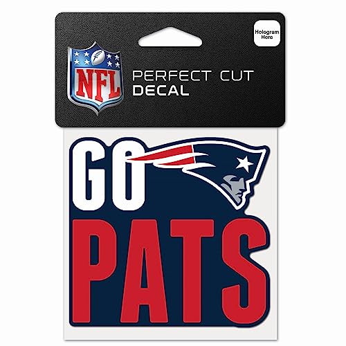 WinCraft New England Patriots Slogan Perfect Cut Color Decal 4" x 4" von Wincraft