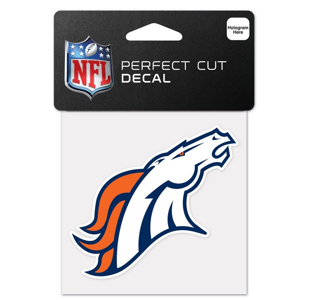 WinCraft Wanddekoobjekt Aufkleber 10x10cm NFL Denver Broncos von WinCraft