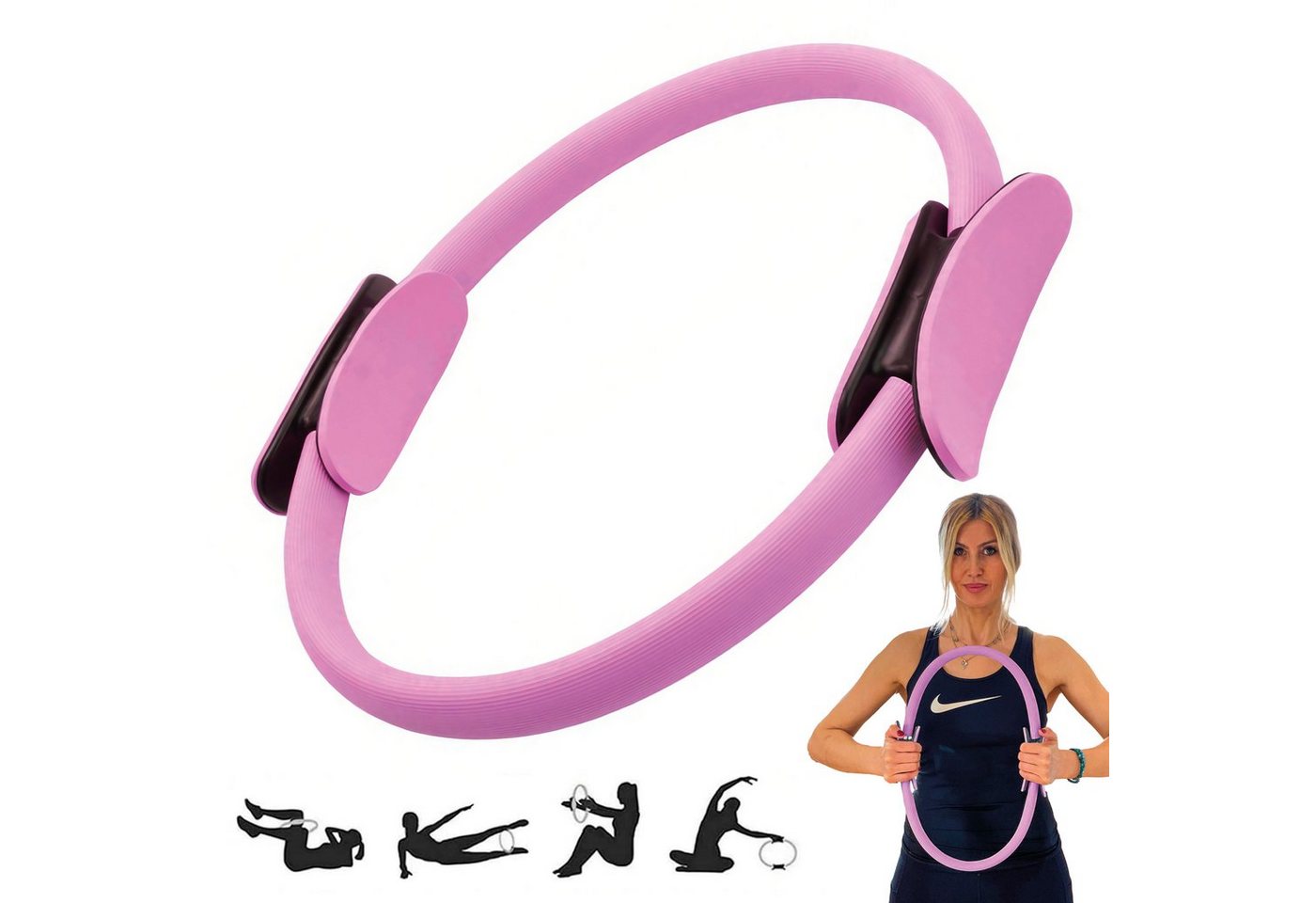 Winch Pilates-Ring PRO Preissieger, Premiumring für Ganzkörpertraining sowie Beine+Po, Ideal für jedes Geschlecht, jedes Alter und jedes Trainingslevel von Winch