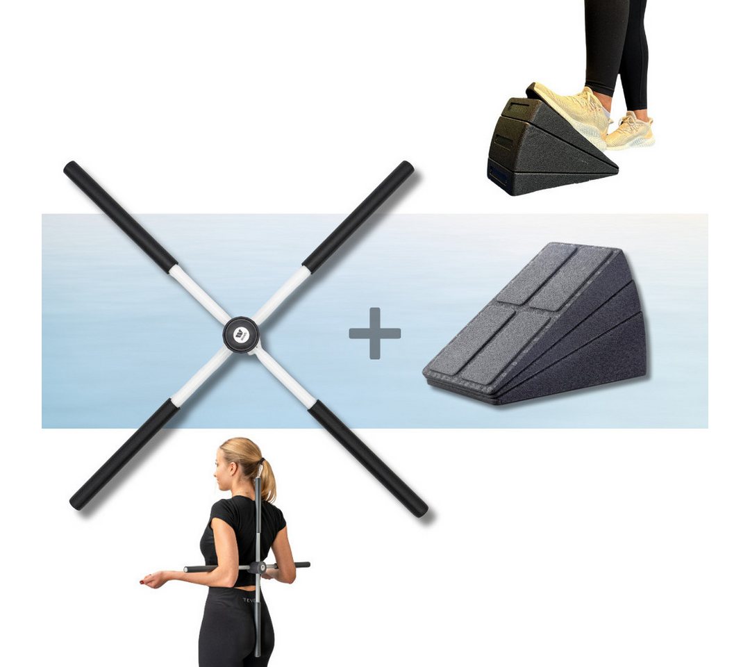 Winch Yogablock Yoga-Spar-Set, Stretch-& Supportblock + Yoga Stick, Haltungskorrektur und Wadendehner für perfekte Haltung & Flexibilität Winch Yogablock Yoga-Spar-Set, Stretch-& Supportblock + Yoga Stick, Haltungskorrektur und Wadendehner für perfekte Haltung & Flexibilität von Winch