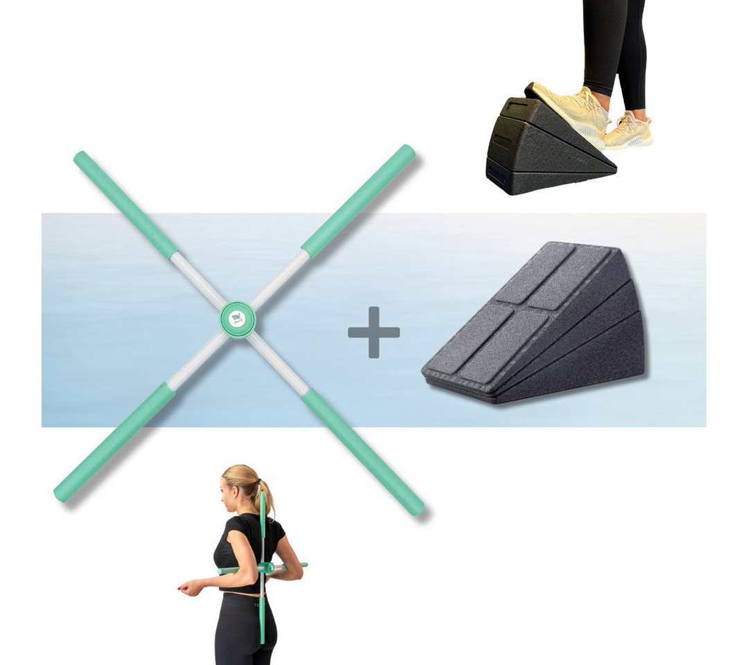 Winch Yogablock Yoga-Spar-Set, Stretch-& Supportblock + Yoga Stick, Haltungskorrektur und Wadendehner für perfekte Haltung & Flexibilität Winch Yogablock Yoga-Spar-Set, Stretch-& Supportblock + Yoga Stick, Haltungskorrektur und Wadendehner für perfekte Haltung & Flexibilität von Winch