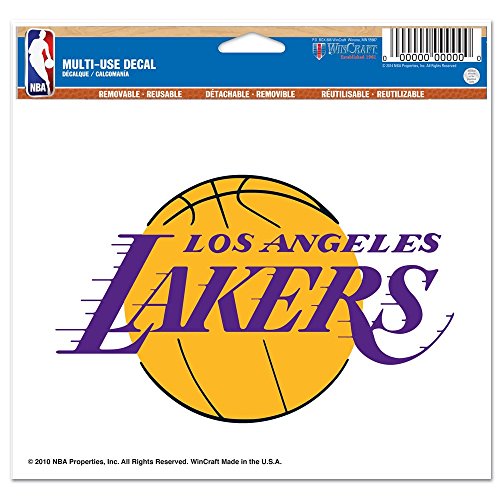 Wincraft NBA Los Angeles Lakers Wandaufkleber, 15.2 x 12.7 cm, Wandmontage, Glänzend, Officially Licensed, Hochwertiges Vinyl, Einzeln verpackt Wincraft NBA Los Angeles Lakers Wandaufkleber, 15.2 x 12.7 cm, Wandmontage, Glänzend, Officially Licensed, Hochwertiges Vinyl, Einzeln verpackt von Wincraft