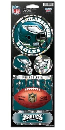 NFL Philadelphia Eagles Prismatische Aufkleber, Team-Farbe, Einheitsgröße NFL Philadelphia Eagles Prismatische Aufkleber, Team-Farbe, Einheitsgröße von Wincraft