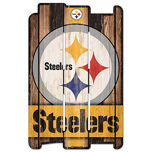 NFL Schild aus Holz PITTSBURGH STEELERS Holzschild Wood Shield Fence NFL Schild aus Holz PITTSBURGH STEELERS Holzschild Wood Shield Fence von Wincraft