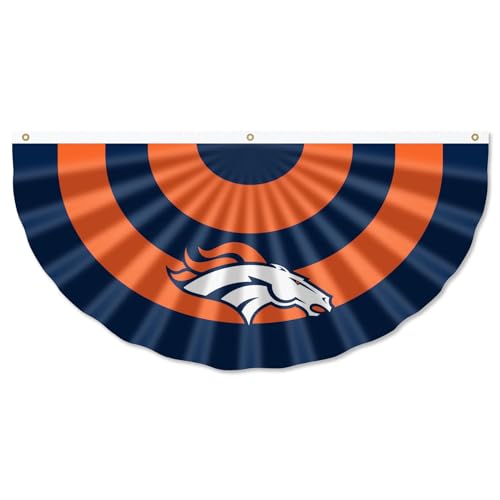 WinCraft Denver Broncos Wimpelkette, plissiert, Fächerbanner von Wincraft