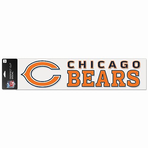 WinCraft NFL Chicago Bears Perfect Cut Aufkleber, 10,2 x 43,2 cm WinCraft NFL Chicago Bears Perfect Cut Aufkleber, 10,2 x 43,2 cm von Wincraft