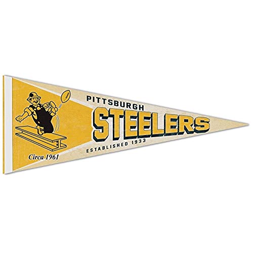Wincraft NFL 73355091 Pittsburgh Steelers Premium-Wimpel, 30,5 x 76,2 cm Wincraft NFL 73355091 Pittsburgh Steelers Premium-Wimpel, 30,5 x 76,2 cm von Wincraft