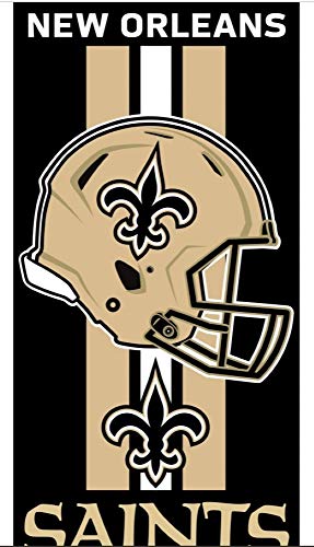 WinCraft NFL New Orleans Saints Faser-Strandtuch, 4,1 kg/30 x 60 cm von Wincraft