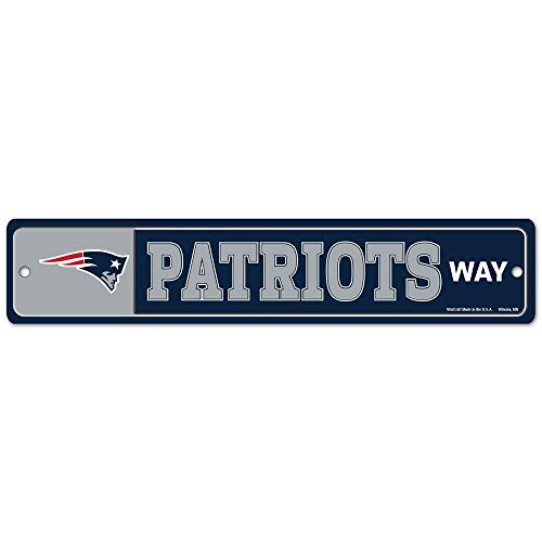 Wincraft NFL New England Patriots 83503010 Street/Zone Zeichen, 11,4 x 43,2 cm von Wincraft