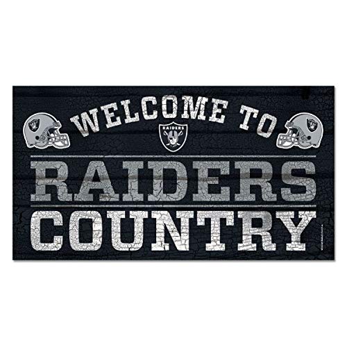 Wincraft NFL Oakland Raiders Wood Sign Holzschild Welcome to Country 61cm x 33cm Wincraft NFL Oakland Raiders Wood Sign Holzschild Welcome to Country 61cm x 33cm von Wincraft