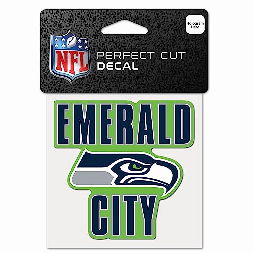 Wincraft NFL Perfect Cut 10x10cm Aufkleber Seattle Seahawks Slogan von Wincraft
