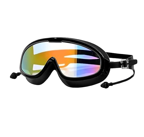 Schwimmbrille für Herren Damen – Panorama-Schwimmbrille - Unisex Taucherbrille Erwachsene – Antibeschlag & Wasserdicht – Verstellbarer Nasensteg – PC HD-Linsen – Hypoallergene Silikondichtung Schwimmbrille für Herren Damen – Panorama-Schwimmbrille - Unisex Taucherbrille Erwachsene – Antibeschlag & Wasserdicht – Verstellbarer Nasensteg – PC HD-Linsen – Hypoallergene Silikondichtung von Windfromort