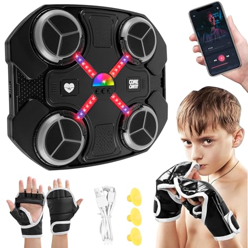 WingFly Music Boxing Machine, Bluetooth Boxmaschine mit Musik, Box Maschine mit Boxhandschuhen, LED-Licht, Wandmontage Intelligente Musik-Boxmaschine für Kinder und Erwachsene WingFly Music Boxing Machine, Bluetooth Boxmaschine mit Musik, Box Maschine mit Boxhandschuhen, LED-Licht, Wandmontage Intelligente Musik-Boxmaschine für Kinder und Erwachsene von WingFly