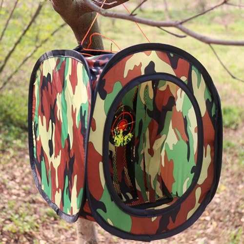 Wingswinmax Faltbares Airsoft Zielzelt Falle Schleuder BB Trap Net Auto Pop-Up Schießen Zielzelt BB Zielhalter Fall - Schwarz Wingswinmax Faltbares Airsoft Zielzelt Falle Schleuder BB Trap Net Auto Pop-Up Schießen Zielzelt BB Zielhalter Fall - Schwarz von Wingswinmax