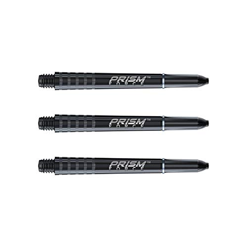 WINMAU Prism Force Tiefes Schwarz Intermediate Polycarbonate Dart Stems - 1 Sätze pro Packung (3 Schäfte insgesamt) von WINMAU