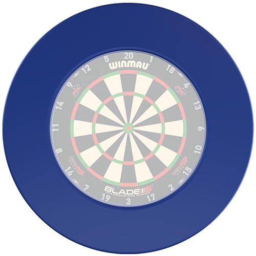 WINMAU Plain Blue Dartscheibe Surround Suitable for All Bristle Dartboards von WINMAU