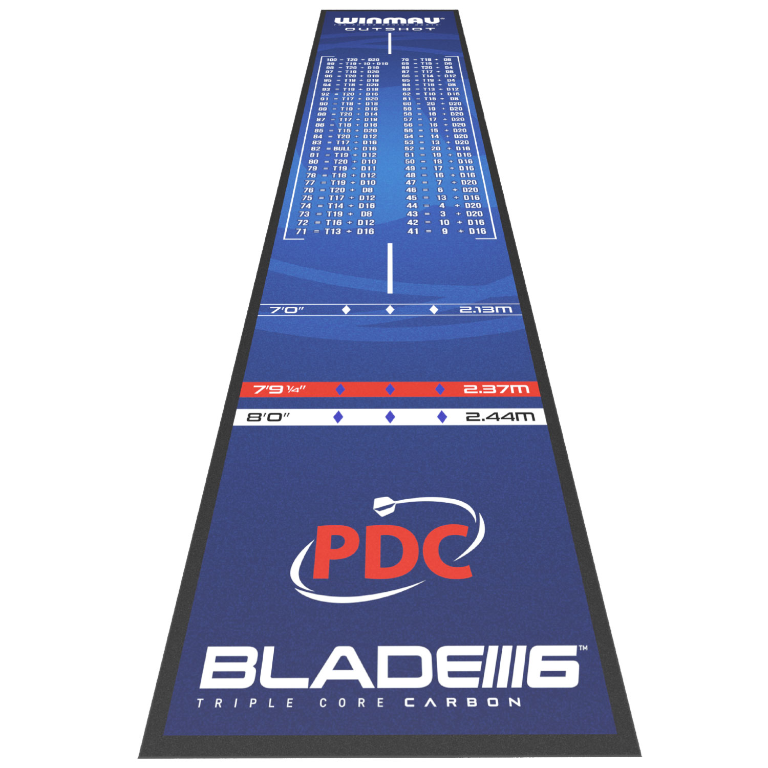 Winmau Dartteppich Outshot Dartmatte Soft Feel Winmau Dartteppich Outshot Dartmatte Soft Feel von Winmau
