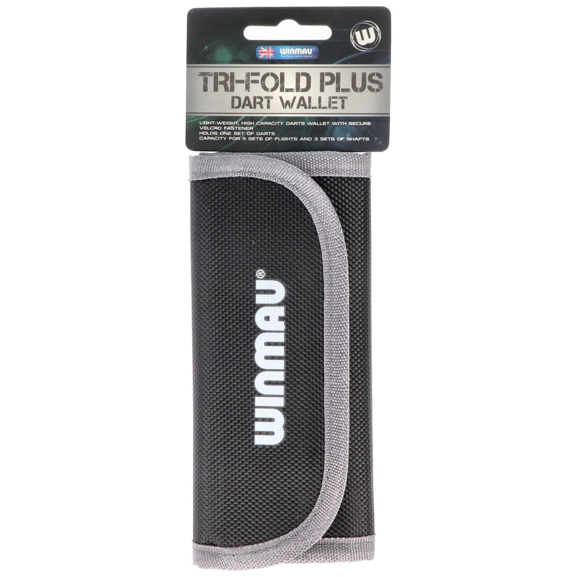 TRI-FOLD PLUS Dart Wallet, schwarz grau TRI-FOLD PLUS Dart Wallet, schwarz grau von Winmau