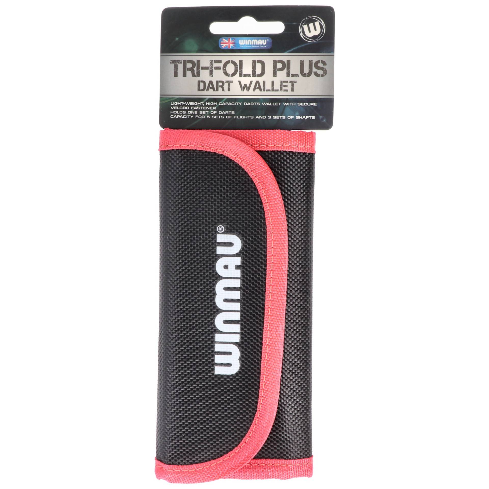 TRI-FOLD PLUS Dart Wallet, schwarz rot TRI-FOLD PLUS Dart Wallet, schwarz rot von Winmau