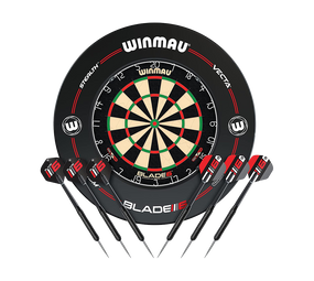 Winmau Blade 6 Set mit 2 Sets Darts und Blade 6 Surround von Winmau
