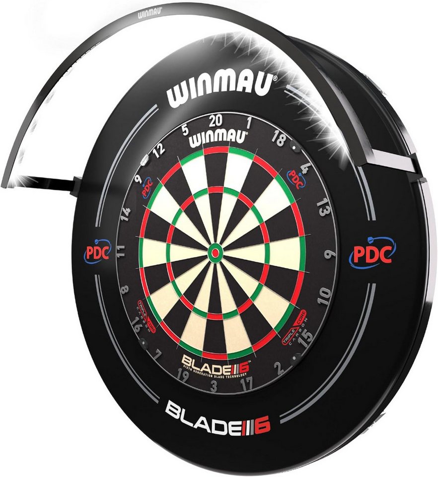 Winmau Dart-Wandschutz Wispa + Blade 6 Triple Core Carbon + Catchring Winmau Dart-Wandschutz Wispa + Blade 6 Triple Core Carbon + Catchring von Winmau