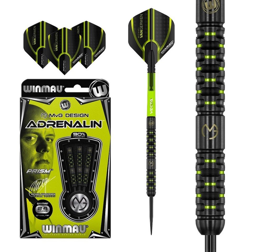 Winmau Dartpfeil MvG Adrenalin Steeldart 1441 - 23g, MvG-Design Winmau Dartpfeil MvG Adrenalin Steeldart 1441 - 23g, MvG-Design von Winmau