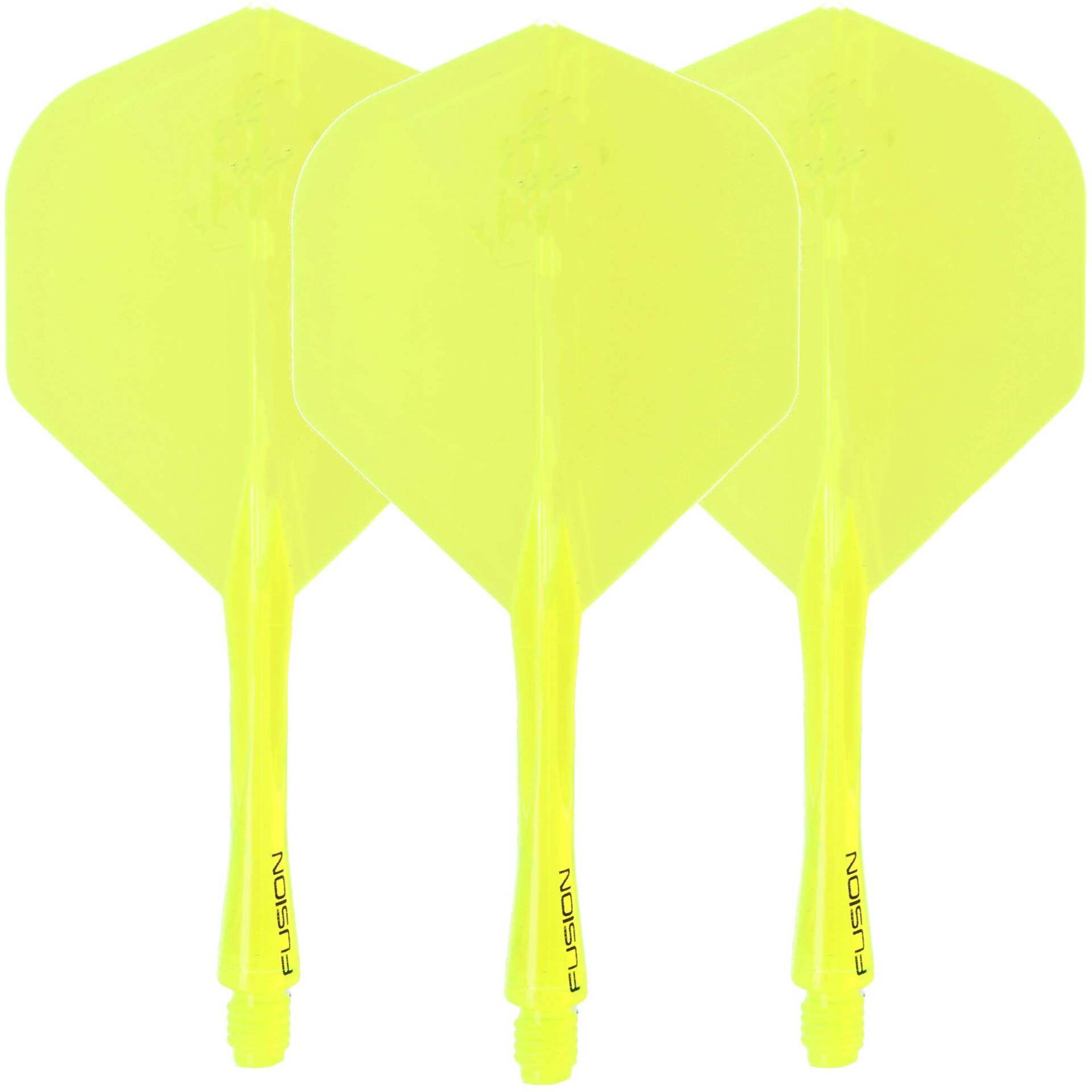 Winmau Fusion Dart Flight und Shaft, Standard, neon gelb, short, 22mm Winmau Fusion Dart Flight und Shaft, Standard, neon gelb, short, 22mm von Winmau