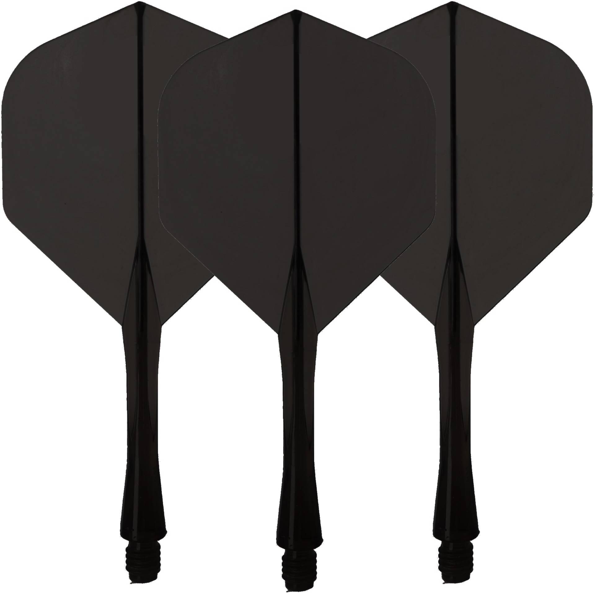 Winmau Fusion Dart Flight und Shaft, Standard, schwarz, intermediate, 28mm von Winmau