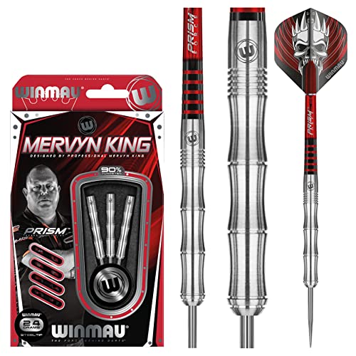 Winmau Mervyn King Darts aus Stahl 24 g Winmau Mervyn King Darts aus Stahl 24 g von WINMAU
