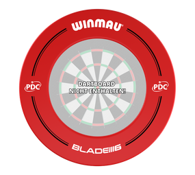 Winmau PDC Dartboard Surround - Rot Winmau PDC Dartboard Surround - Rot von Winmau