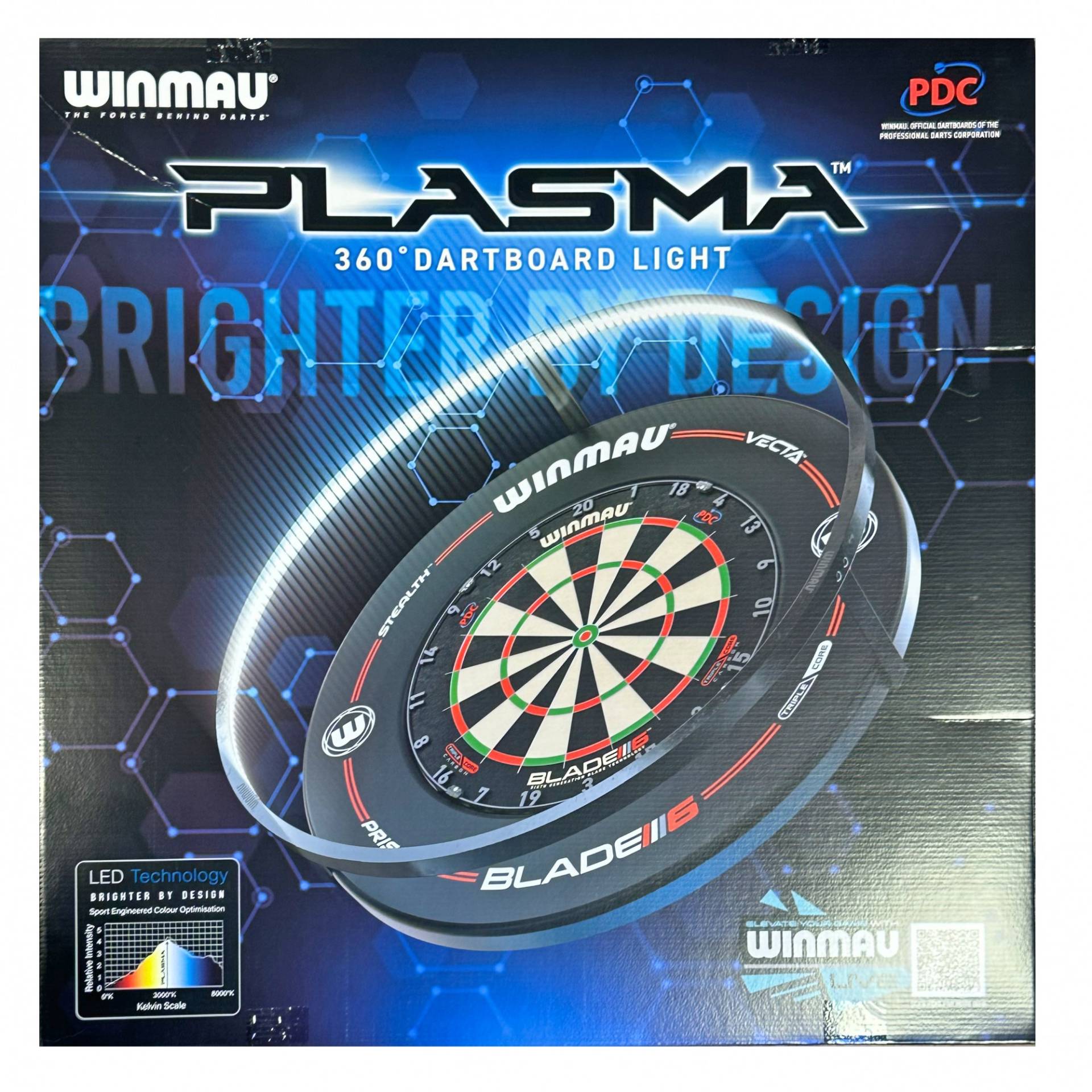 Winmau Plasma Dartboard-Light LED Surround für Blade 6, Version 2024 Winmau Plasma Dartboard-Light LED Surround für Blade 6, Version 2024 von Winmau
