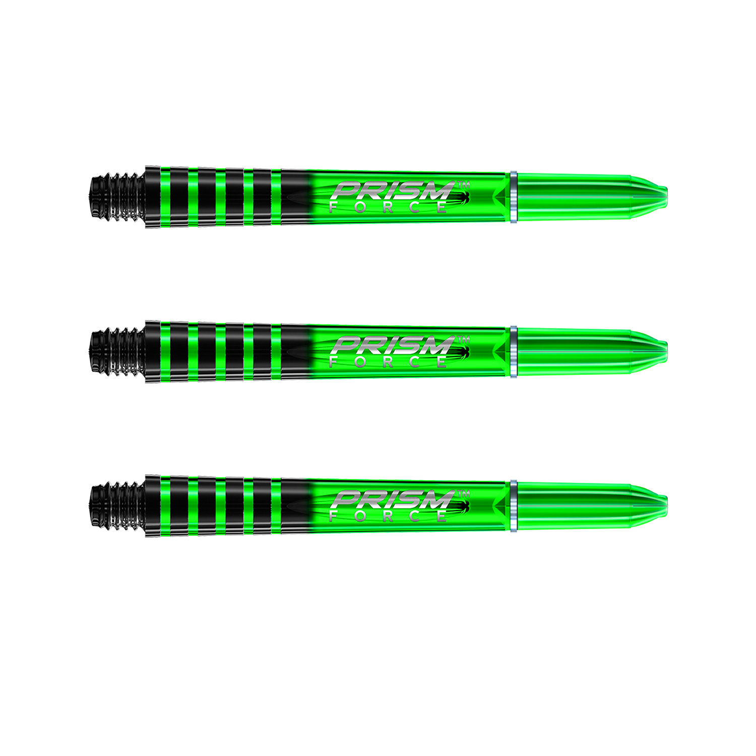 Winmau Prism Force Sch?fte Gr?n (versch. L?ngen) Medium 46 mm von Winmau