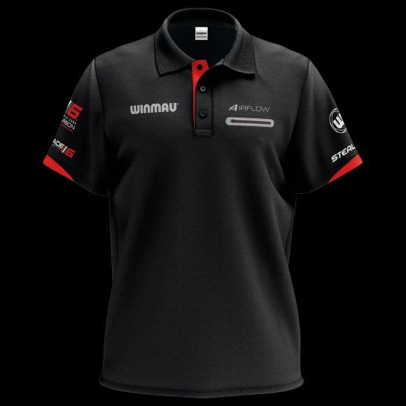Winmau Pro-Line Poloshirt, schwarz, Größe XXXL Winmau Pro-Line Poloshirt, schwarz, Größe XXXL von Winmau