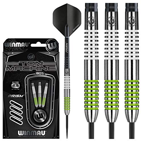 WINMAU Ton Machine 23g Profi Wolfram Steeltip Dartpfeile Set mit Flights und Schäfte WINMAU Ton Machine 23g Profi Wolfram Steeltip Dartpfeile Set mit Flights und Schäfte von WINMAU