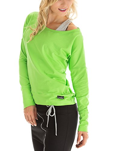 WINSHAPE Damen Freizeit Sport Dance Fitness Ws2 Longsleeve, Apfelgrün, XS EU von WINSHAPE