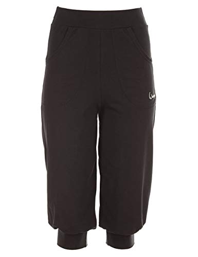 Winshape Damen Luftig-legere 3/4-high Waist-Trainingshose Wbe12 Trainingshose, Schwarz, S EU Winshape Damen Luftig-legere 3/4-high Waist-Trainingshose Wbe12 Trainingshose, Schwarz, S EU von WINSHAPE
