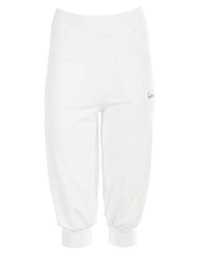 Winshape Damen Luftig-legere 3/4-high Waist-Trainingshose Wbe12 Trainingshose, Weiß, S EU Winshape Damen Luftig-legere 3/4-high Waist-Trainingshose Wbe12 Trainingshose, Weiß, S EU von WINSHAPE