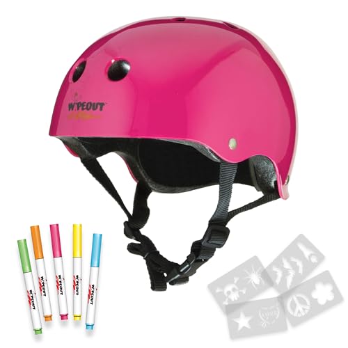 Wipeout Unisex Jugend Dry Erase Kinder-Fahrradhelm für trocken abwischbare Marker, Neonpink, ab 8 Jahren, Rosa, Alter 8+ Wipeout Unisex Jugend Dry Erase Kinder-Fahrradhelm für trocken abwischbare Marker, Neonpink, ab 8 Jahren, Rosa, Alter 8+ von Wipeout