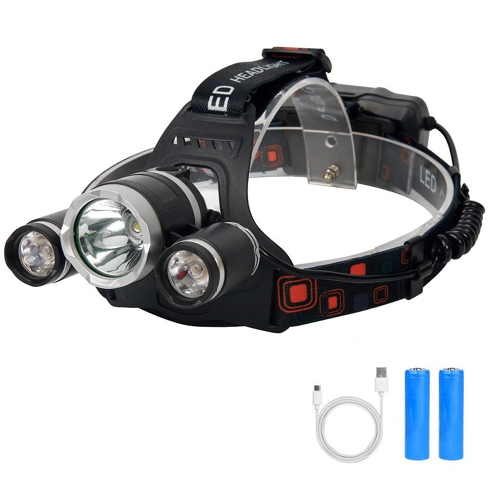 Wisam LED Stirnlampe LED Hochleistungsstirnlampe mit 3000 Lumen und 4 Beleuchtungsmodi Wisam LED Stirnlampe LED Hochleistungsstirnlampe mit 3000 Lumen und 4 Beleuchtungsmodi von Wisam