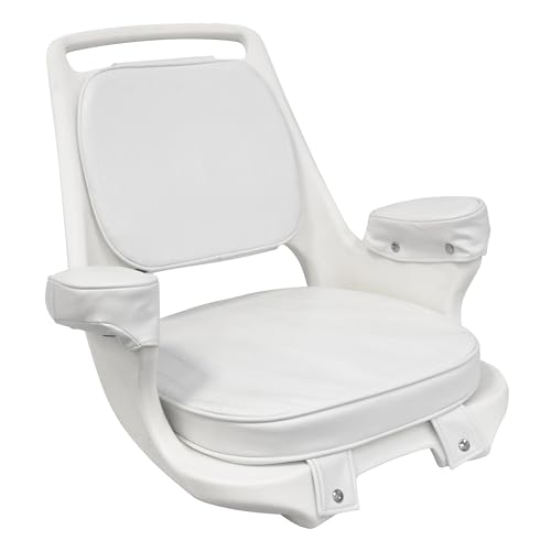 Wise Unisex-Erwachsene Deluxe-Serie Pontoon Boat Kissen-Set Offshore Bootssitz, Weiss/opulenter Garten Wise Unisex-Erwachsene Deluxe-Serie Pontoon Boat Kissen-Set Offshore Bootssitz, Weiss/opulenter Garten von Wise