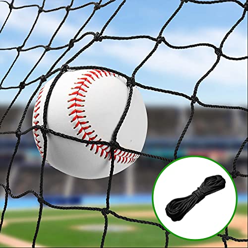 Wiseek Baseball-Softball-Rücklaufnetze, strapazierfähig, Baseballnetz, Ballstop-Netz, #18, Nylon-Sportnetz, Barriere von Wiseek