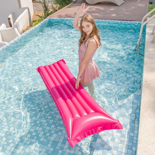 Wisylizv Poolflöße – PVC-Schlauchboot | Leichter Sonnenpool | Schwimmende Wasserhängematte | Faltbares Sonnenbad-Spielzeug für Außenpools, Strände | Schwebendes Bett von Wisylizv