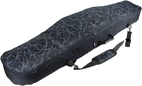 Witan SNOWBOARDTASCHE Board Bag Snowboard Tasche 155/165 cm Snowboardbag Boardsack Rucksack mit Tragegriff Sack (20 - Donner, 155) von Witan