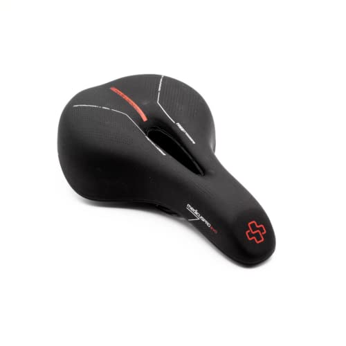 Wittkop MEDICUS PRO EVO 1.0 Gel Trekking Fahrradsitz - Fahrradsattel mit Memory-Schaum, ergonomischem Design, NAWAVE-Rahmensystem und zentraler Öffnung für maximale Belüftung - Schwarz Wittkop MEDICUS PRO EVO 1.0 Gel Trekking Fahrradsitz - Fahrradsattel mit Memory-Schaum, ergonomischem Design, NAWAVE-Rahmensystem und zentraler Öffnung für maximale Belüftung - Schwarz von Wittkop