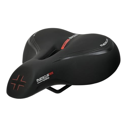 Wittkop Unisex – Erwachsene Medicus Twin 3.0 Cityradsattel, Schwarz, Einheitsgröße Wittkop Unisex – Erwachsene Medicus Twin 3.0 Cityradsattel, Schwarz, Einheitsgröße von Wittkop