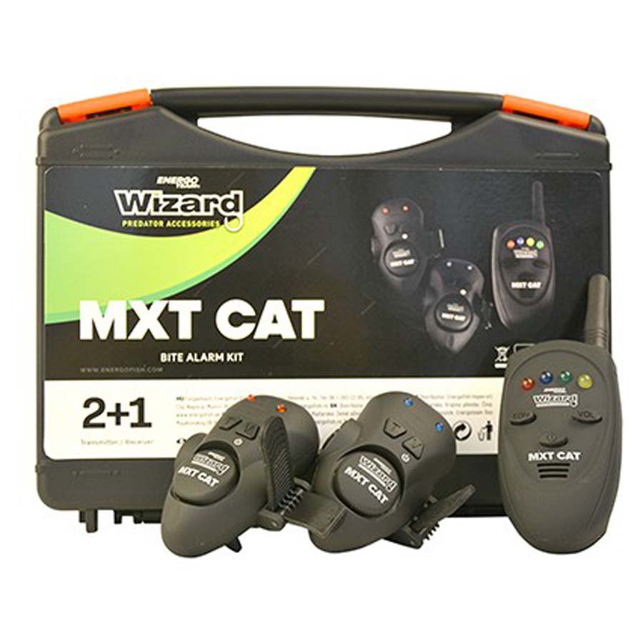 Wizard Mxt Catfish 2+1 Bite Alarm Braun von Wizard