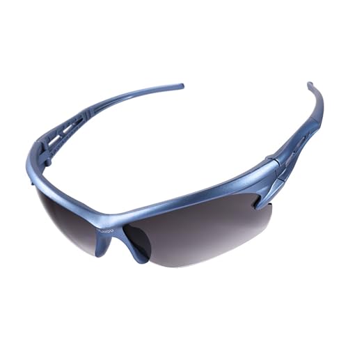 Wizoowip Atmungsaktive Sportbrille, photochrome Fahrradbrille mit UV-Schutz, hochdurchlässige Gläser, Nicht sensorisches Design für Damen und Herren, leicht B Wizoowip Atmungsaktive Sportbrille, photochrome Fahrradbrille mit UV-Schutz, hochdurchlässige Gläser, Nicht sensorisches Design für Damen und Herren, leicht B von Wizoowip