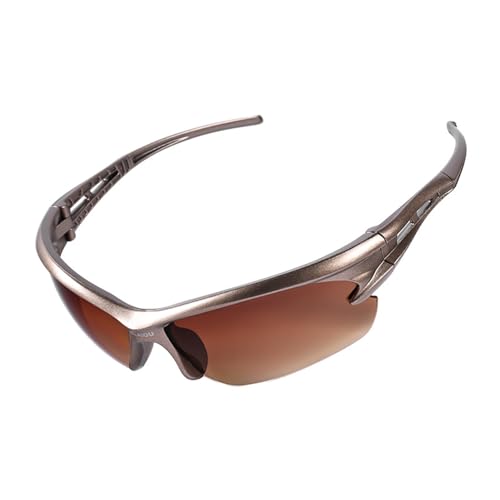Wizoowip Atmungsaktive Sportbrille, photochrome Fahrradbrille mit UV-Schutz, hochdurchlässige Gläser, Nicht sensorisches Design für Damen und Herren, leicht F Wizoowip Atmungsaktive Sportbrille, photochrome Fahrradbrille mit UV-Schutz, hochdurchlässige Gläser, Nicht sensorisches Design für Damen und Herren, leicht F von Wizoowip