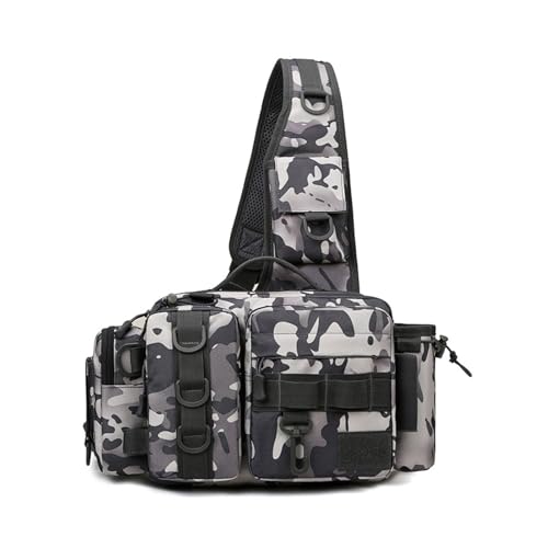 Camping Taschen Große Kapazität Angelgerät Tasche Wasserdicht Wandern Umhängetasche Hüfttasche Outdoor Reisen Jagd Umhängetasche von Wjsdsg